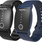 EmeTerm Explore FDA-Cleared Galaxy Black and Navy Blue Anti-Nausea Wristband IP67 Waterproof Morning Motion Travel Sickness Vomit Relief Rechargeable No Gel Drug Free Without Side Effects (2 Pack)