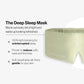 Dore & Rose Deep Sleep Mask Light Blocking, 23 Momme Mulberry Silk Eye Mask, Ultra Soft, Adjustable - Travel Sleeping Mask for Men & Women - Olive