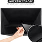 Large 22 Quart Linen Fabric Foldable Storage Bin Cube Organizer Basket with Flip-Top Lid & Handles, Clothes Blanket Box for Home, Office, Closet, Black, 4 Pack 14.6 x 9.5 x 9.5”