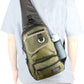 Sling Bag Chest Shoulder Backpack Crossbody Multipurpose Daypack For Men Women Green