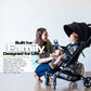 Joovy Kooper Lightweight Baby Stroller Featuring Removable, Swing-Open Tray, Big Wheels, Reclining Seat with Footrest, Extra-Large Retractable Canopy, and Compact Fold (Forged Iron)