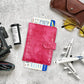 Premium Leather Passport Holder Covers Case
