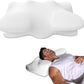 Dual-Height Cervical Neck Pillow for Pain Relief, Memory Foam Pillows with Cooling Tech -3D Ergonomic Support, Cooling Cover, for Side/Back/Stomach Sleeper Pillow, Minimalist Style - White