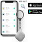 Key Finder, Bluetooth Tracker Item Locator with Key Chain for Keys Pet Wallets or Backpacks and Tablets, Batteries Include (Gray, 1 Pack)