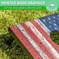 4 x 2 ft American Flag Design Cornhole Game Set