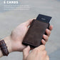 VULKIT Card Holder Pop Up Slim Wallet Leather RFID Blocking Card Case Up to 8 Credit Cards