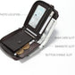 Men's brand buckle driver's license zipper genuine leather wallet, large capacity, multifunctional coin pocket (Coffee)