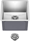 Kraus Kitchen Sink - Kraus Standart Pro 17-Inch Undermount Single Bowl, 16 Gauge Stainless Steel Kitchen Sinks, KHU101-17