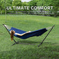 Double Hammock with Stand for Outside