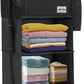 Hanging Packing Cubes for Travel – Portable Closet Organizer with Shoe Compartment, Compression Travel Shelves for 24–32 Inch Suitcases, Foldable Carry-On Packing System