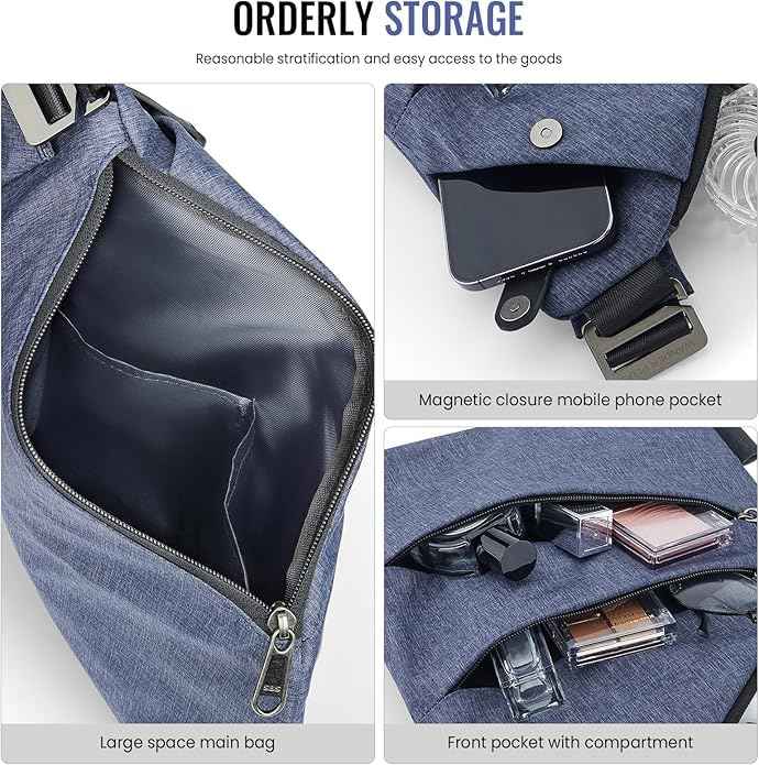 Anti Theft Crossbody Travel Bag for Women Men