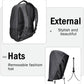 Activated Carbon Lined Backpack Bag With Comb Lock & Hoodie Water Resistant,Anti Theft Laptop Daypack Travel bags for Men & Women Travel