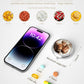 Pill Box, 3 Compartment Portable Travel Medicine Box with Mirror, Compact and Cute, Fits in Purse and Pocket, Medicine and Vitamin Organizer (Custom)