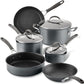 Circulon A1 Series with ScratchDefense Technology Nonstick Induction Cookware/Pots and Pans Set, 9 Piece, Graphite