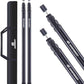 Tarp Poles Heavy Duty Adjustable,AVOFOREST Aviation Aluminum 9.2FT Tent Poles Lengthen and Thicken with Protection Cap Awning Poles Set of 2 for Hiking