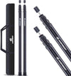 Tarp Poles Heavy Duty Adjustable,AVOFOREST Aviation Aluminum 9.2FT Tent Poles Lengthen and Thicken with Protection Cap Awning Poles Set of 2 for Hiking
