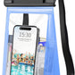 Large Waterproof Phone Pouch Floating, Waterproof Phone Case for iPhone 14 15 Pro Max 13 Plus 12 11 Samsung S23 Ultra S22 up to 8.5'', IPX8 Water Proof Phone Dry Bag for Swimming Kayaking Vacation