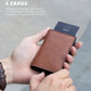 VULKIT Card Holder Pop Up Slim Wallet Leather RFID Blocking Card Case Up to 8 Credit Cards