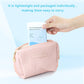 100 Packs Tear-Free Toilet Seat Covers Disposable for Adults and Kids, 16x24 Inch Waterproof Non-Slip Disposable Toilet Seat Cover for Travel, Public Toilet, Outdoors (Individual Package)