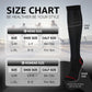 Kickticks 4 Pairs Compression Socks for Woman & Man Unisex 20-30mmHg Knee high Plus Size Wide Calves for Flying Running…