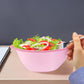 kūpaa Bowl & Carrier Duet – Microwave Safe Silicone Lunch Box For Adults– Collapsible, Leakproof, Food-Grade, Reusable To-Go Container (Rose Quartz)