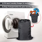 Washable Travel Laundry Bag with Drawstring (3 Pack), Large Dirty Clothes Bag Fit a Laundry Basket or Clothes Hamper, Enough to Hold 4 Loads of Laundry,26x39 inches Black 3