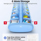 Vaydeer 7 Day Weekly Pill Organizer 2 Times a Day, Metal Am Pm Travel Pill Case, Large Capacity Twice Daily Cute Pill Box for Supplements, Pills, Vitamins and Medication (Gunmetal)