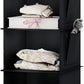 YOUDENOVA Hanging Closet Organizer, 5-Shelf Closet Hanging Storage Shelves, Black