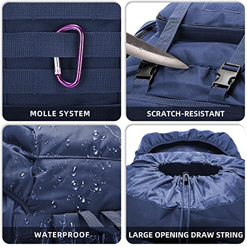 70L Camping Hiking Military Tactical Backpack Outdoor Water