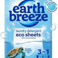 Earth Breeze Laundry Detergent Sheets Fresh Scent - 60 Loads Eco Liquidless Soap - Travel-Friendly for Hot & Cold Cycles, Tackles Tough Stains & Odors - Gentle on Skin, 30 Ct