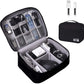 Electronics Organizer, OrgaWise Electronic Accessories Bag Travel Cable Organizer Three-Layer for iPad Mini, Kindle, Hard Drives, Cables, Chargers