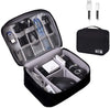 Electronics Organizer, OrgaWise Electronic Accessories Bag Travel Cable Organizer Three-Layer for iPad Mini, Kindle, Hard Drives, Cables, Chargers
