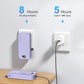 Portable Charger with Wall Plug, 20000mAh USB C Power Bank Fast Charging, External Battery Pack with Built in Cables, Digital Display, 5 Output 2 Input for iPhone Android Cell Phone Tablet