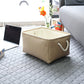 Decorative Basket Rectangular Small Storage Basket Fabric Storage Bin Organizer Basket with Handles for Clothes Storage