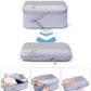 WANDF 7 Set Compression Packing Cubes for Travel, Shirt Folder for Wrinkle-Free, Suitcase Organizer Bags Set for Carry-On Checked Luggage Duffle Bag Women Men(Gray-blue)