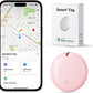 Tracker Tags, Item Finder Work with Apple Find My (iOS Only), Tracking Device Locator Smart Tag for Luggage, Keys, Wallet, Bike, Pets, Bags (Pink, 1 Pack)