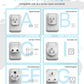 VINTAR Universal Travel Adapter Kit, International Power Adapter with 4 AC & 3 USB Ports(2 USB C), Type A,B,C,E/F,G,I, Swap Adapt Attachments, Travel Adapter Worldwide for Europe/UK/Aus/Japan/Africa