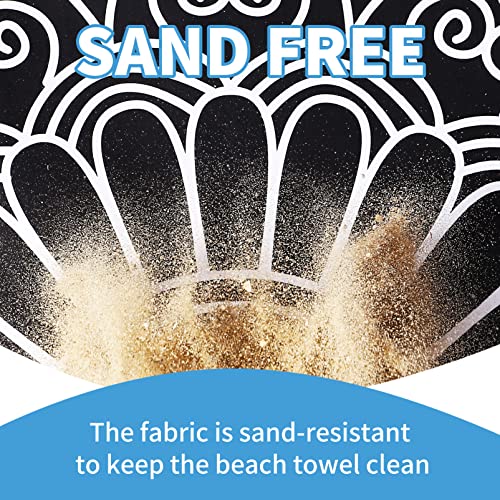 Microfiber Beach Towel Oversized 71x32 (2 Count)