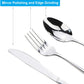Travel Utensils With Case, Stainless Steel Reusable Portable Utensils Set With Case, Lengnoyp Travel Silverware Set