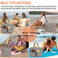 Water Resistant Beach Tote Pool Bags Women Ladies Large Gym Tote Carry On Bag With Wet Compartment for Weekender Travel