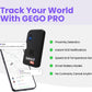 GEGO PRO GPS Tracker - Universal Tracking for Luggage, Vehicles, Trailers, Bike, Person | Real-Time GPS Tracking, WiFi, GSM & Bluetooth | Long Battery Life | Subscription Required