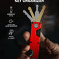 Key Organizer Key Holder Compact Key Case Minimalist Metal Key Chain Key Holder for Keychain Secures 8-10 Keys EDC