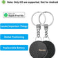 NutaleTag Key Finder 4 Pack - Only iOS - Bluetooth Smart Item Tracker Tag - Work with Find My - Keep Track of The Items That Matter Most - Find Keys Device or Car Key
