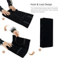 Velvet Travel Jewelry Case Roll Bag Organizer for Necklace Bracelet Earrings Ring (Black)