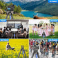 Compact Carbon Fiber Tripod with Leveling Base for Camera