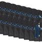 Univivi 16 Pack Suit Garment Bag for Men, 40-Inch Suit Cover Bag Garment Bag for Multiple Suits for Closet Storage with Clear Window for Suit Jacket, Skirt, Shirt and Coat, Black, UN0755