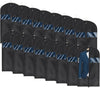Univivi 16 Pack Suit Garment Bag for Men, 40-Inch Suit Cover Bag Garment Bag for Multiple Suits for Closet Storage with Clear Window for Suit Jacket, Skirt, Shirt and Coat, Black, UN0755