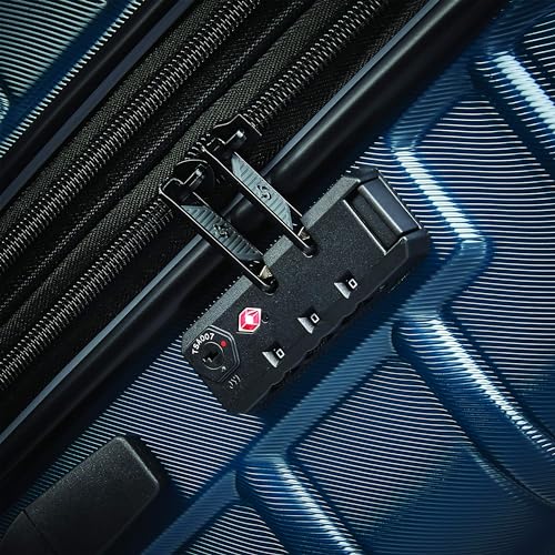 Omni 2 28 Inch Large Checked Hardside Luggage with 360° Spinner Wheels