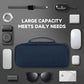 Teskyer Electronics Organizer Travel Case, Waterproof Portable Tech Accessories Pouch with Organized Compartments for Cables, Phone, Chargers, Earphone, Navy Blue