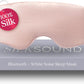 SilkSound 100% Mulberry Silk Bluetooth Sleep Mask, Skin-Friendly Sleeping Eyemask with Bluetooth Sleep Headphones, Silk Eye Mask Headphones with Small Side Speakers, White Noise Head Phones Ear Muffs